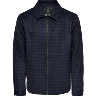 Fischer Overshirt - Kangaroo/NIGHT SKY - Herre - M - Only & Sons