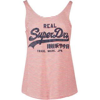 Superdry Ærmeløs Vintage top i klassisk kvalitet med striber