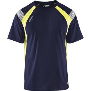 Blåkläder 333210309933XL T-shirt sort/høj synlighed gul Stl XL