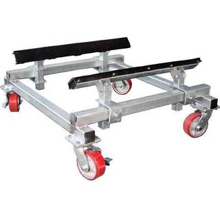 Bådvogn, galvaniseret stål, med 2 stivere, max 1500 kg