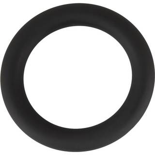 Black Velvet - Silikone penisring (sort) - 5cm