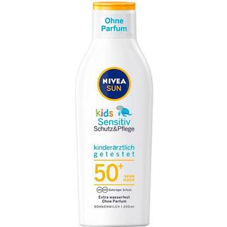 NIVEA SUN Babies & Kids sensitiv beskyttende sollotion solfaktor 50+ 564.75 DKK/1 L