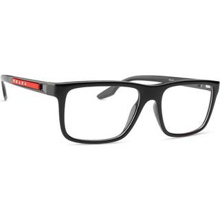 Prada Linea Rossa PS02OV 1AB1O1 55 Briller Mænd Black - Black - 55mm