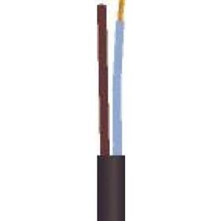 Ledning 2x0,75 h05vv-f,sort rg100