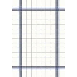DUNI JOY TOWEL Serviet 38x54 cm Blå/ Hvid Ternet 250 stk (174022)