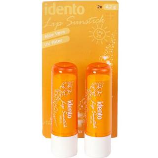 Idento Lip Sunstick Aloe Vera SPF 25 UV Filter 4 g 2 stk.