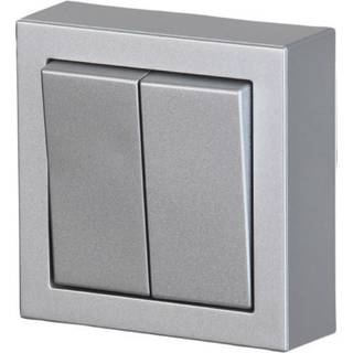 ABB udvendig afbryder krone 16a alu