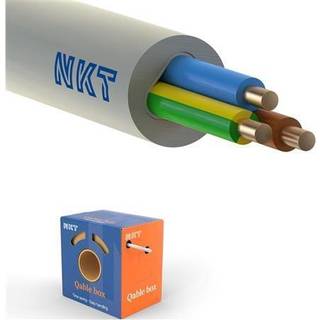 NKT Kabel 3g1,5 noiklx90 lysegrå qb75