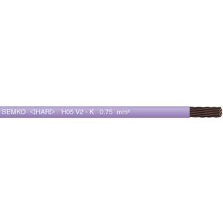 Ledning 1X0,75 Pvt90 Violet R100 Nkt