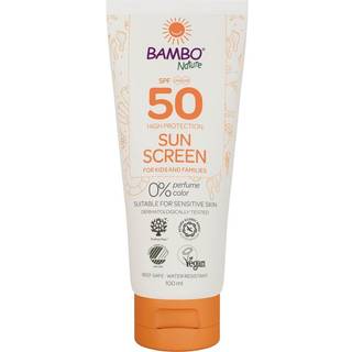 Bambo nature sunscreen for kids and families SPF50 high protection 100ml