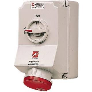 Mennekes CEE stikkontakt 5 polet 63A 400V 6H IP44