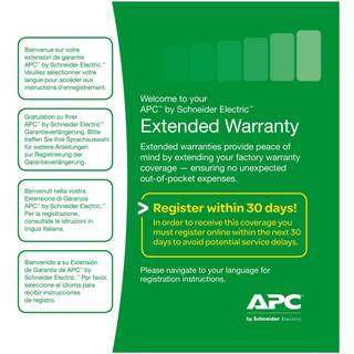 APC Warranty/Service Pack 1yr f Accessories