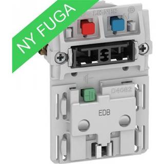 Fuga stikkontakt EDB 2-polet m/jord og afbryder