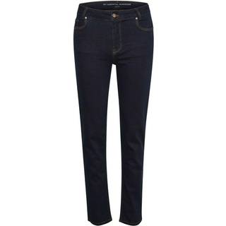 My Essential Wardrobe 33 The Celina 100 High Straigh Bukser 10703573 Dark Blue Wash (34/32)