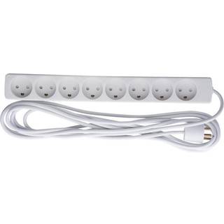 MICROCONNECT 8-way Danish Power Strip