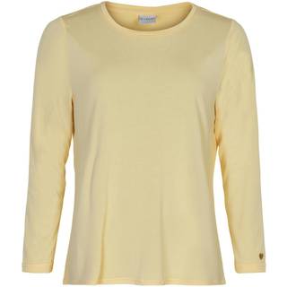 IN FRONT Nina T-shirt, Farve: Light Yellow, Størrelse: L, Dame