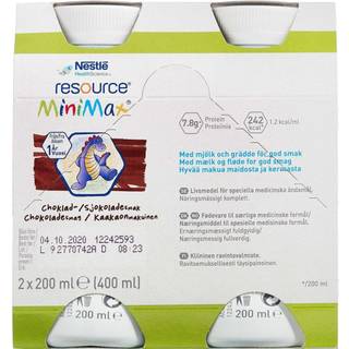 Resource MiniMax Chokolade- Fri fragt over 249