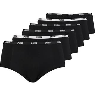 PUMA Women&#39;s Mini Short 6 pack, Clothing, Black, 4 - Black - 4