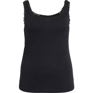 Ciso - Top Med Blondedetaljer - Sort