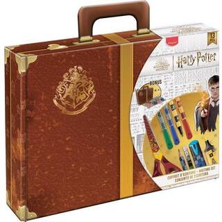 Harry Potter Hogwarts kuffert. Gaveæske med 13 dele + 20 stickers