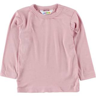 Lyserød babybluse i bambus
