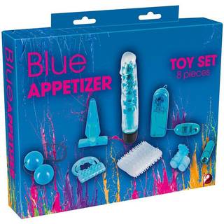 You2Toys - Blue Appetizer - Vibratorsæt (8 dele)