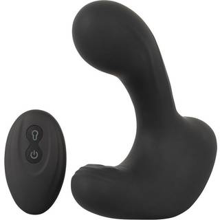 Rebel RC - Genopladelig, trådløs anal vibrator med pumpefunktion (sort)