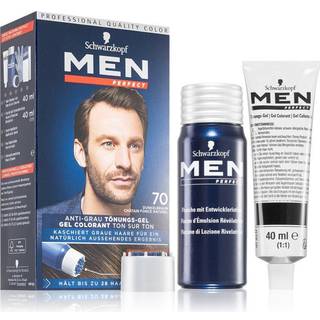 Men Perfect Anti-grå tonings-gel 70 mørkebrun