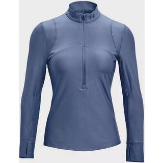 Langærmet T-shirt Under Armour UA Qualifier Half Zip-BLU 1326512-470 Størrelse L