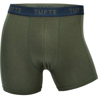 Tufte Men Softboost Boxer Dark Grey Melange Str M, myk, temperaturregulerende og allergivennlig