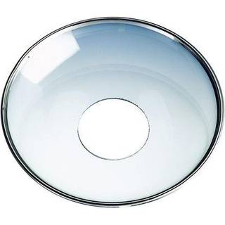 Lys manchet med klar sølvkant, 80 mm, 6-pak - Nybro