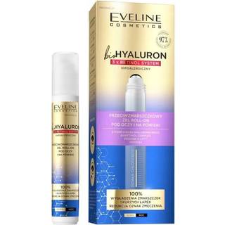 Eveline Cosmetics Bio Hyaluron 3x Retinol System Kølende øjen roll-on Modvirker rynker og mørke rande 15 ml - 15 ml