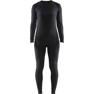 Blåkläder 7202 Dame Undertøjssæt light / Dame Undertøjssæt light - XS - Sort/Koboltblå