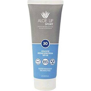 Aloe Up Sport Sunscreen Lotion SPF 30 - Broad Spectrum UVA/UVB Solcreme Protector til ansigt og krop - med Hydrating Aloe Vera Gel - Ikke -fedtet