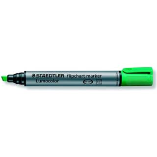 10 x Staedtler Lumocolor Flipchart marker 2mm grøn