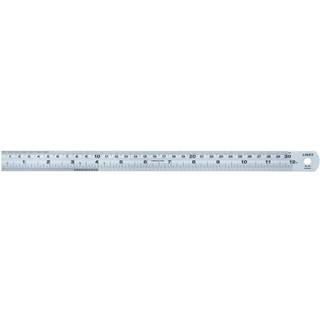 Linex SL30 rustfri stållineal med cm og tommer 30 cm