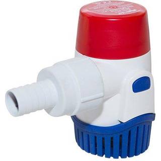 Dykbar elektrisk lænsepumpe Rule 800 GPH (50 liter / minut), 12 V, manuel driftstart, uden niveauføler