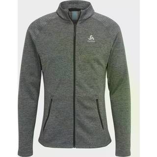 Odlo Midlayer Full Zip Fli Fleecejakke Herrer størrelse XL farve grå