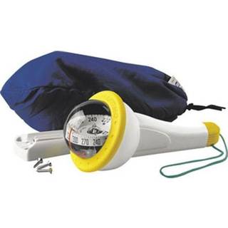 Pejl - & bådkompas Plastimo Iris 100, fast monteret, med belysning, gul