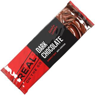 Real Turmat Energy Chocolate 50 Gr NoColour, Sort og rød, OneSize