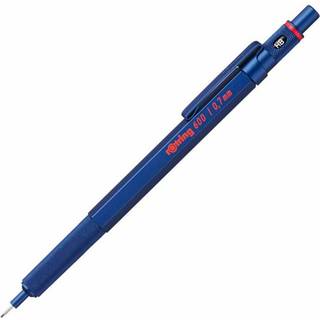 Rotring rOtring 600 mekanisk blyant | 0,7 mm | Blå blyant til kropsfremdrift i metal | Skridsikkert knurled greb & sekskantet tønde