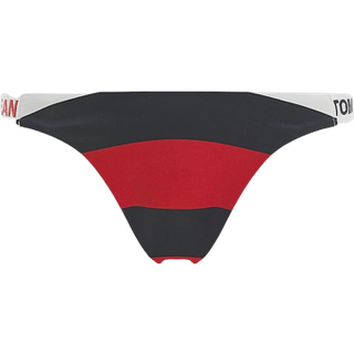 Tommy Hilfiger High Leg Cheeky bikinitrusse, blå, Størrelse: XS, Dame