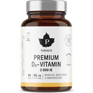 Premium D3-vitamin 60 kapsler