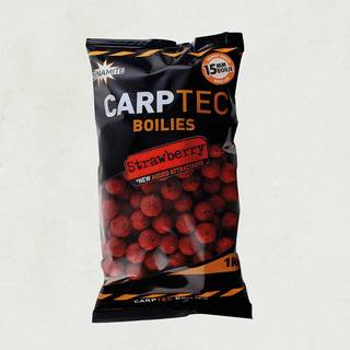 Carptec Strawberry Boilies - 15 mm / 900 gram.