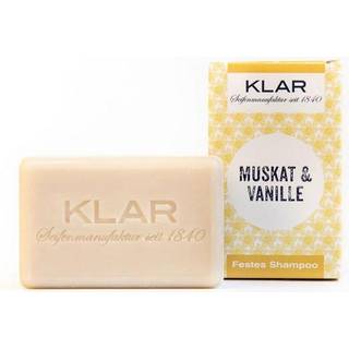 Klar Seifen Shampoo Bar, Muskatnød & Vanilje, 100 gr.