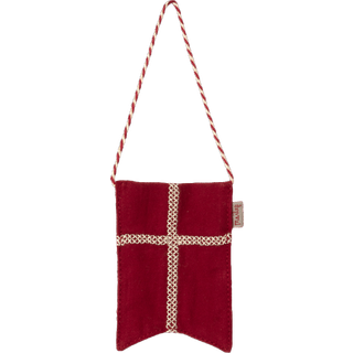 Maileg Juleornament - Stof - Dannebrog