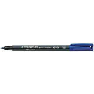 Staedtler LUMOCOLOR PERMANENT M 1,0 mm BLÅ, ÆSKE 10 STK