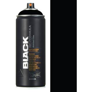 Montana BLACK Spraymaling, 400ml. Black