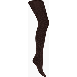 Mac Leopard Pantyhose - Chocolate - Sneaky Fox - Leopard One Size