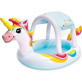 Oppustelig Pool til Børn Intex Enhjørning 254 x 132 x 109 cm (254 x 132 x 109  cm)